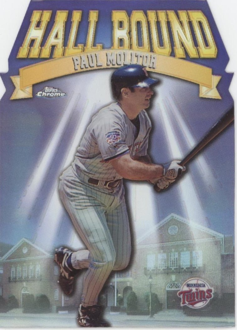 Paul Molitor 1998 Topps Chrome Hall Bound Die - Cut Refractor #HB1 #2 - Collector Store LLC