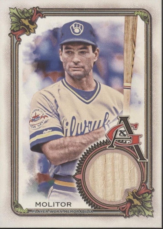 Paul Molitor 2023 Topps Allen & Ginter Bat Relic AGRA - PM - Collector Store LLC