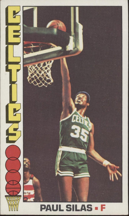 Paul Silas 1976 - 77 Topps Oversized #3 Boston Celtics - Collector Store LLC