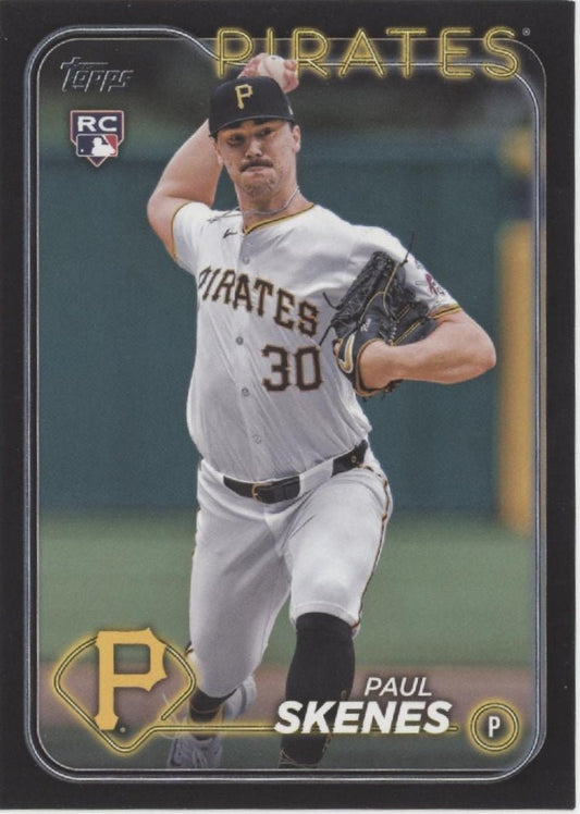 Paul Skenes 2024 Topps Update Series Black Border RC 65/74 #US100 - Collector Store LLC