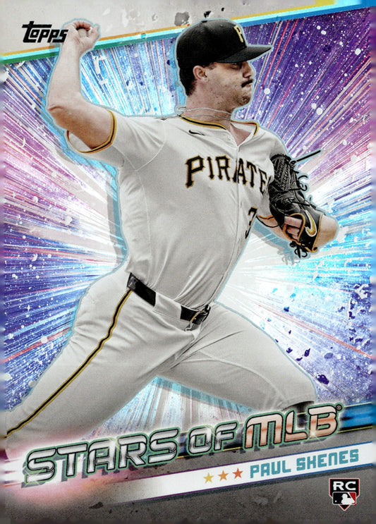 Paul Skenes 2024 Topps Update Series Stars of MLB Foil RC #SMLB - 64 #5 - Collector Store LLC