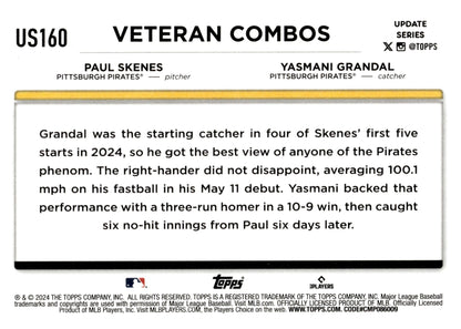 Paul Skenes / Yasmani Grandal 2024 Topps Update Series US160 2 - Collector Store LLC