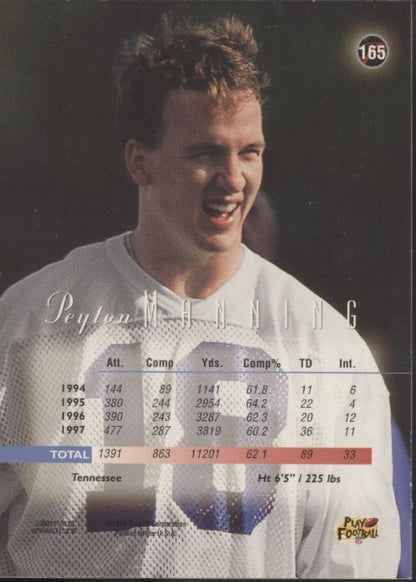 Payton Manning 1998 Playoff Prestige Hobby RC #165 - Collector Store LLC