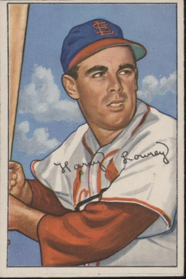 Peanuts Lowrey 1952 Bowman 102 St. Louis Cardinals VG - EX - Collector Store LLC