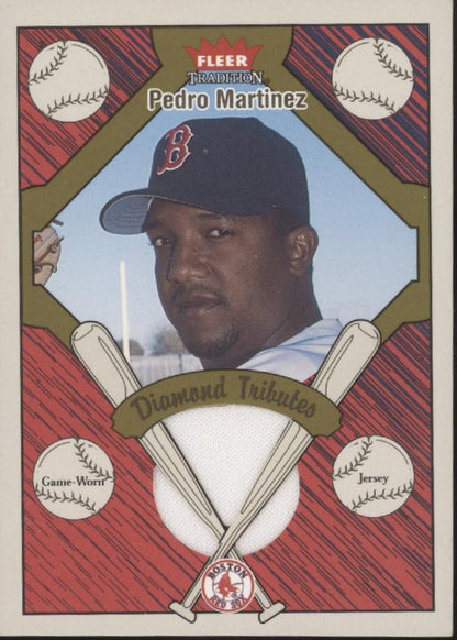 Pedro Martinez 2004 Fleer Tradition Diamond Tributes Swatch #DT - PM - Collector Store LLC
