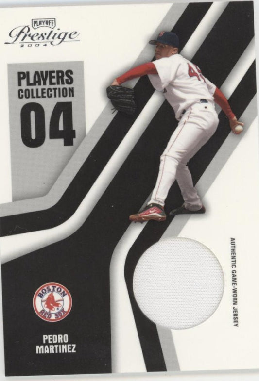 Pedro Martinez 2004 Playoff Prestige Player Collection 04 Swatch #PC - 69 - Collector Store LLC