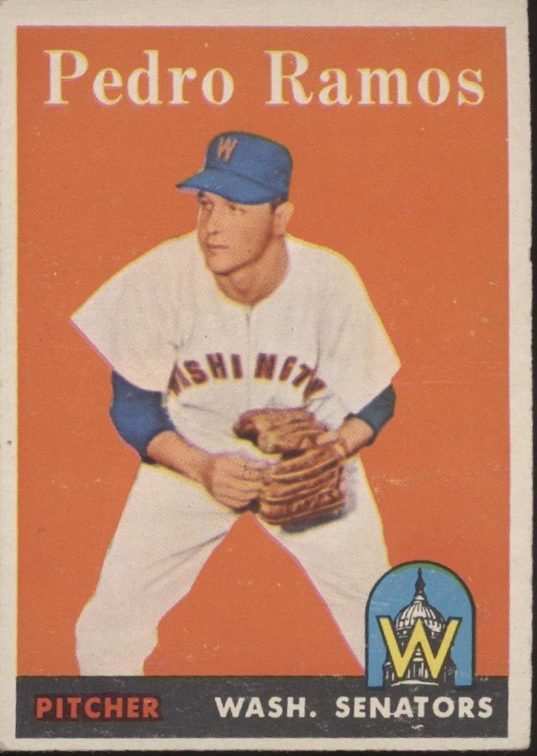 Pedro Ramos 1958 Topps #331 Washington Senators EX - Collector Store LLC