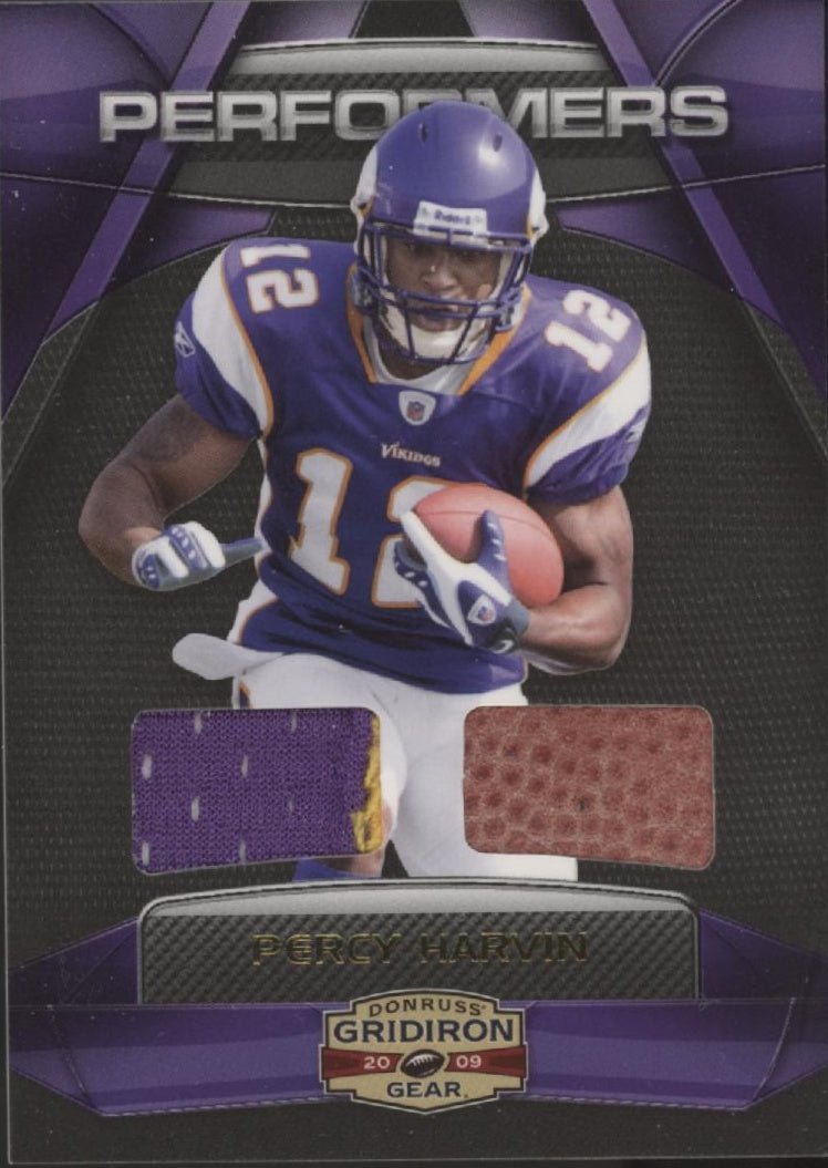 Percy Harvin 2009 Donruss Gridiron Gear Performers Relics 088/100 #24 - Collector Store LLC