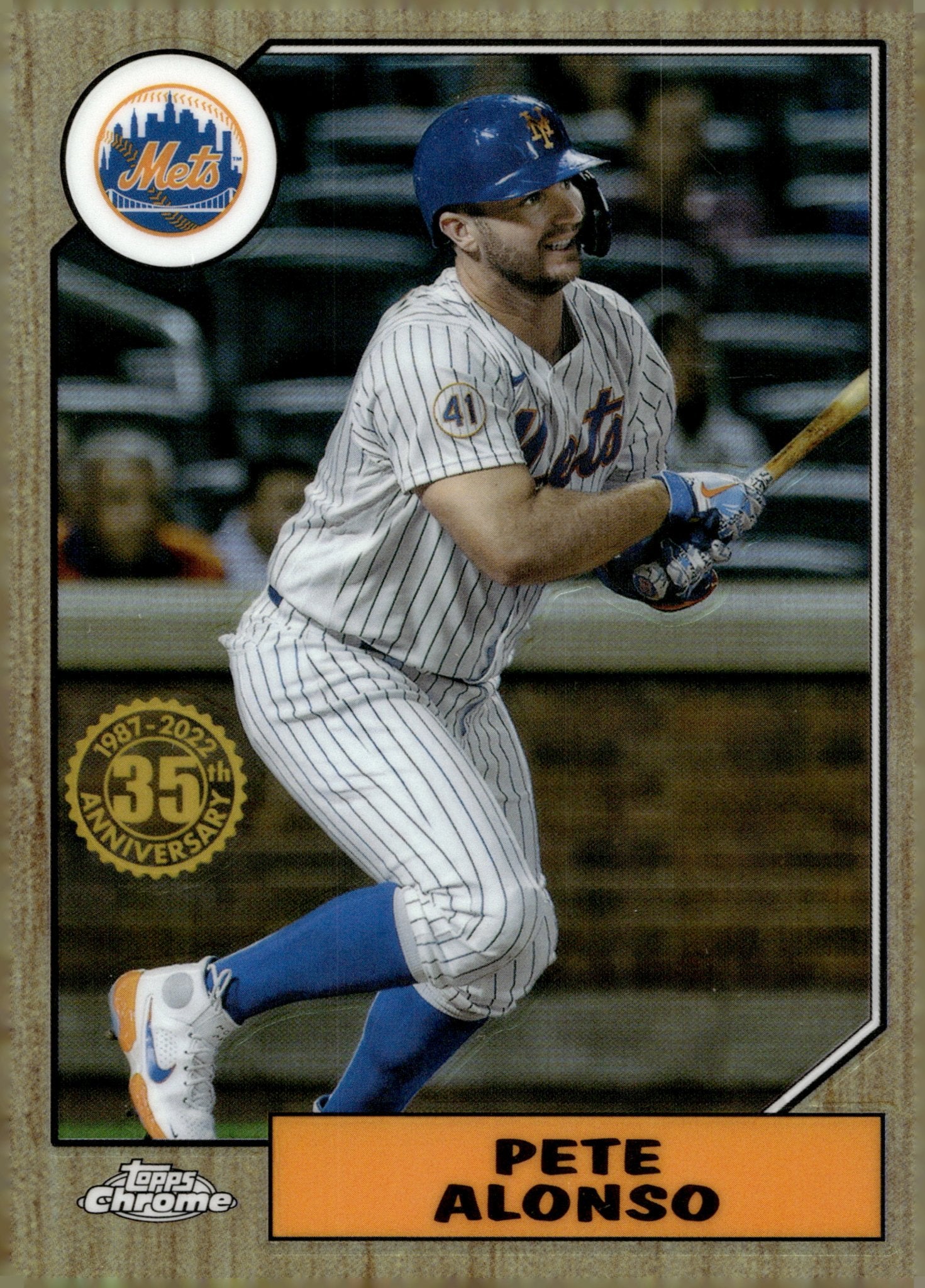 Pete Alonso 2022 Topps Chrome 35th Anniversary Refractor #87BC - 10 - Collector Store LLC
