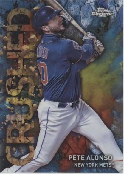 Pete Alonso 2023 Topps Chrome Crushed Refractor #C - 9 - Collector Store LLC