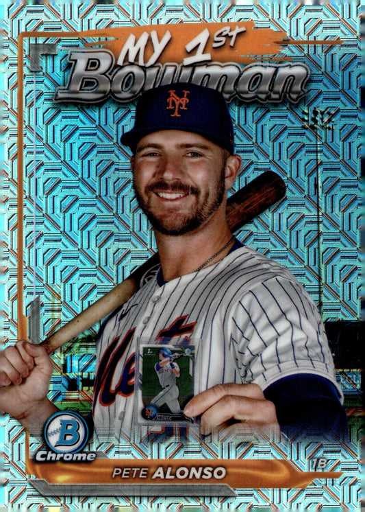 Pete Alonso 2024 Bowman Chrome My 1st Bowman Mojo Refractor #M1B - 37 #2 - Collector Store LLC