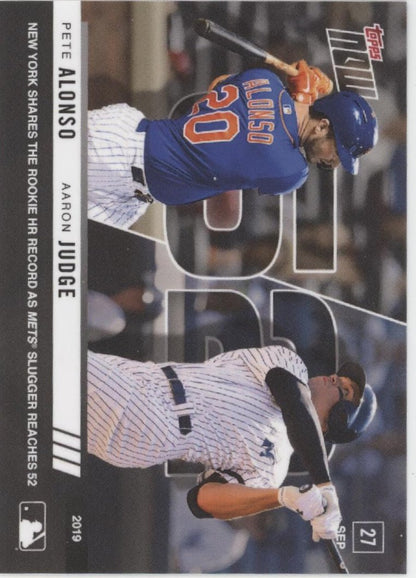Pete Alonso / Aaron Judge 2019 Topps Now 906 - Collector Store LLC