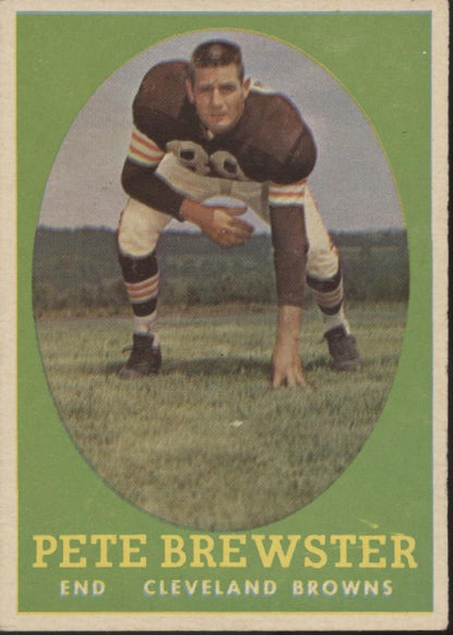 Pete Brewster 1958 Topps #11 Cleveland Browns EX - Collector Store LLC