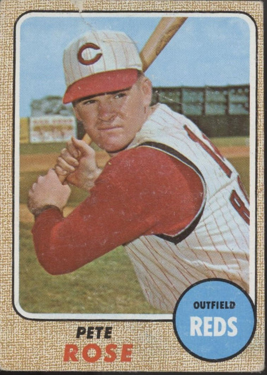 Pete Rose 1968 Topps #230 Cincinnati Reds PR - Collector Store LLC