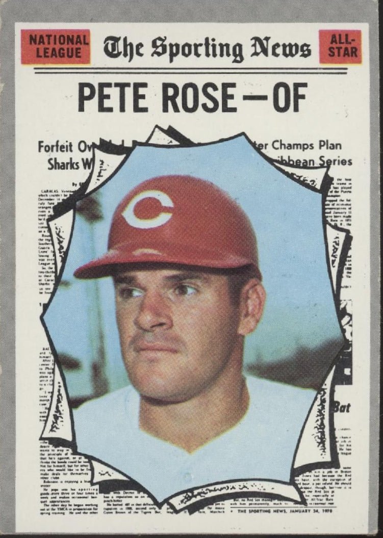 Pete Rose 1970 Topps #458 Cincinnati Reds VG - EX - Collector Store LLC