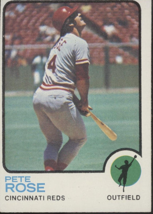 Pete Rose 1973 Topps #130 Cincinnati Reds VG - EX #2 - Collector Store LLC