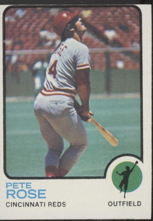 Pete Rose 1973 Topps #130 Cincinnati Reds VG - EX #3 - Collector Store LLC