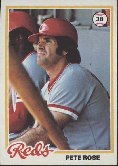 Pete Rose 1978 Topps #20 Cincinnati Reds EX - Collector Store LLC