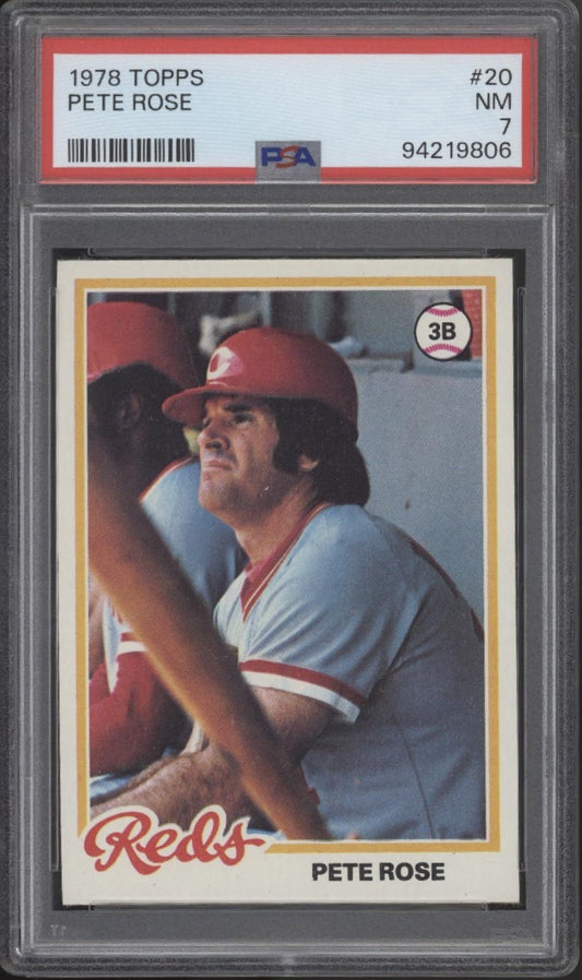 Pete Rose 1978 Topps 20 PSA 7 - Collector Store LLC