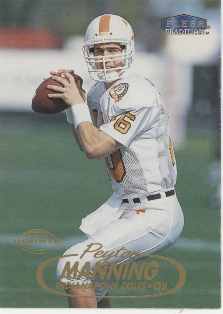 Peyton Manning 1998 Fleer Tradition RC #235 - Collector Store LLC