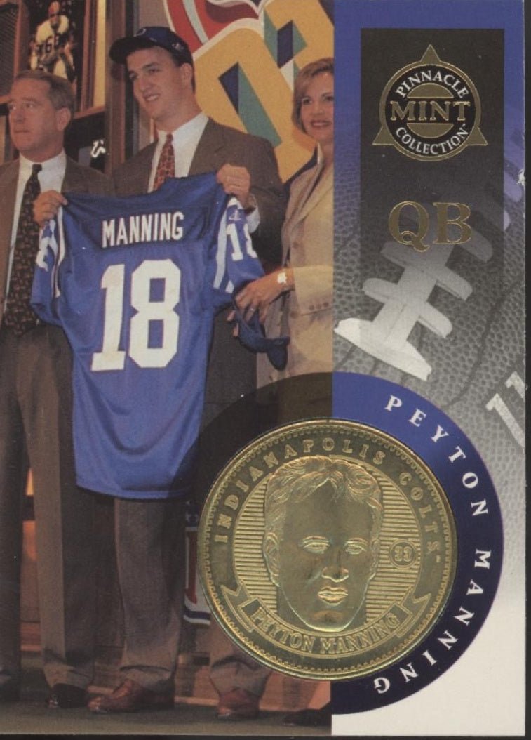 Peyton Manning 1998 Pinnacle Mint Collection RC #33 - Collector Store LLC