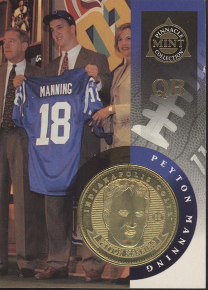 Peyton Manning 1998 Pinnacle Mint Collection RC #33 - Collector Store LLC