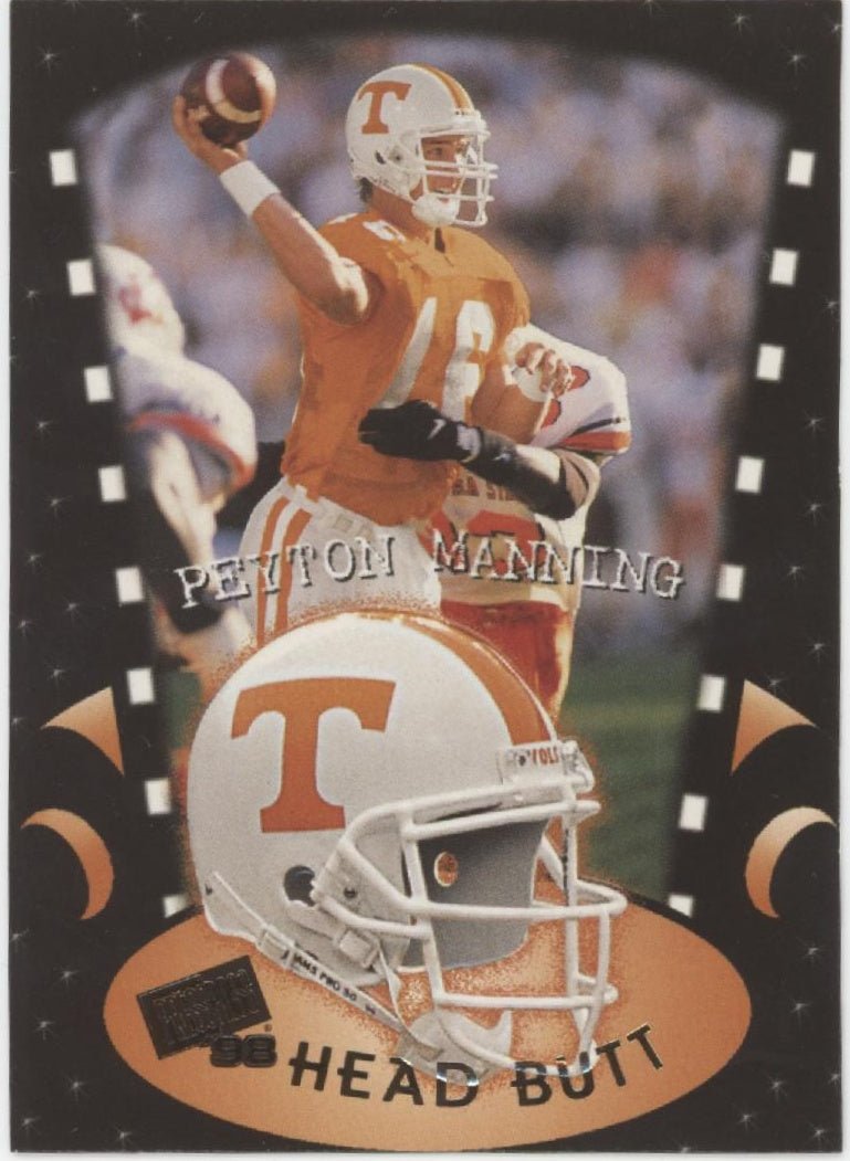 Peyton Manning 1998 Press Pass Head Butt #HB1 - Collector Store LLC