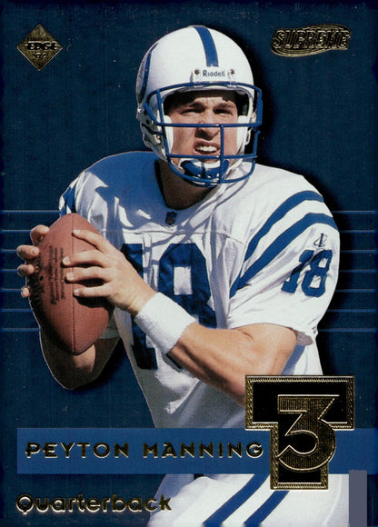 Peyton Manning 1999 Collector's Edge Supreme #T3 - 07 - Collector Store LLC