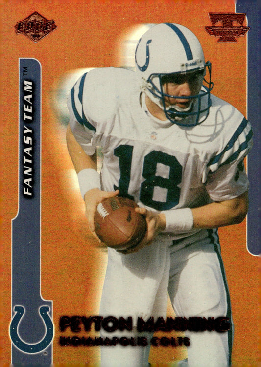 Peyton Manning 1999 Collector's Edge Triumph Fantasy Team #FT4 - Collector Store LLC