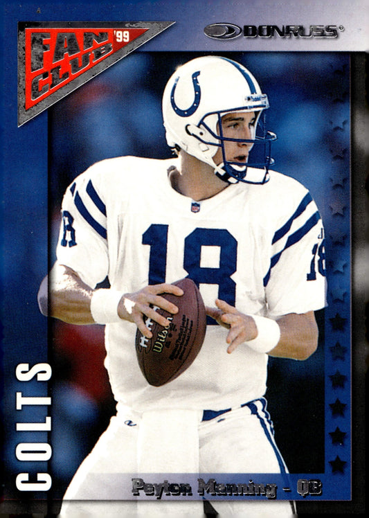 Peyton Manning 1999 Donruss Fan Club #FC18 - Collector Store LLC