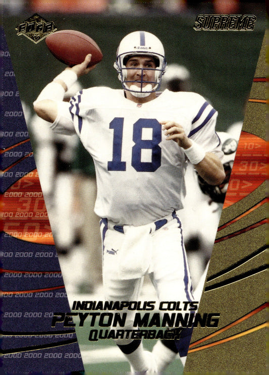 Peyton Manning 2000 Collector's Edge Supreme #59 - Collector Store LLC