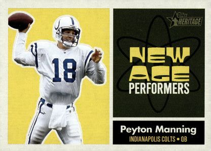Peyton Manning 2001 Topps Heritage New Age Performers #NA4 - Collector Store LLC