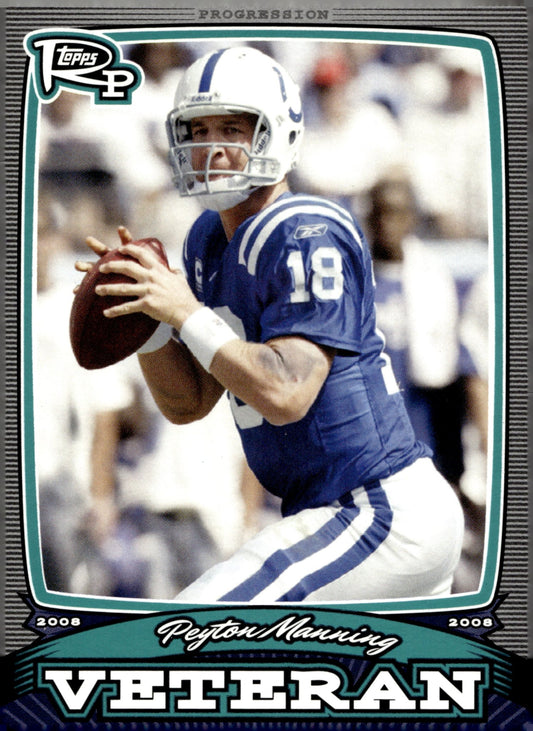 Peyton Manning 2008 Topps Rookie Progression Veteran #PV - PM - Collector Store LLC