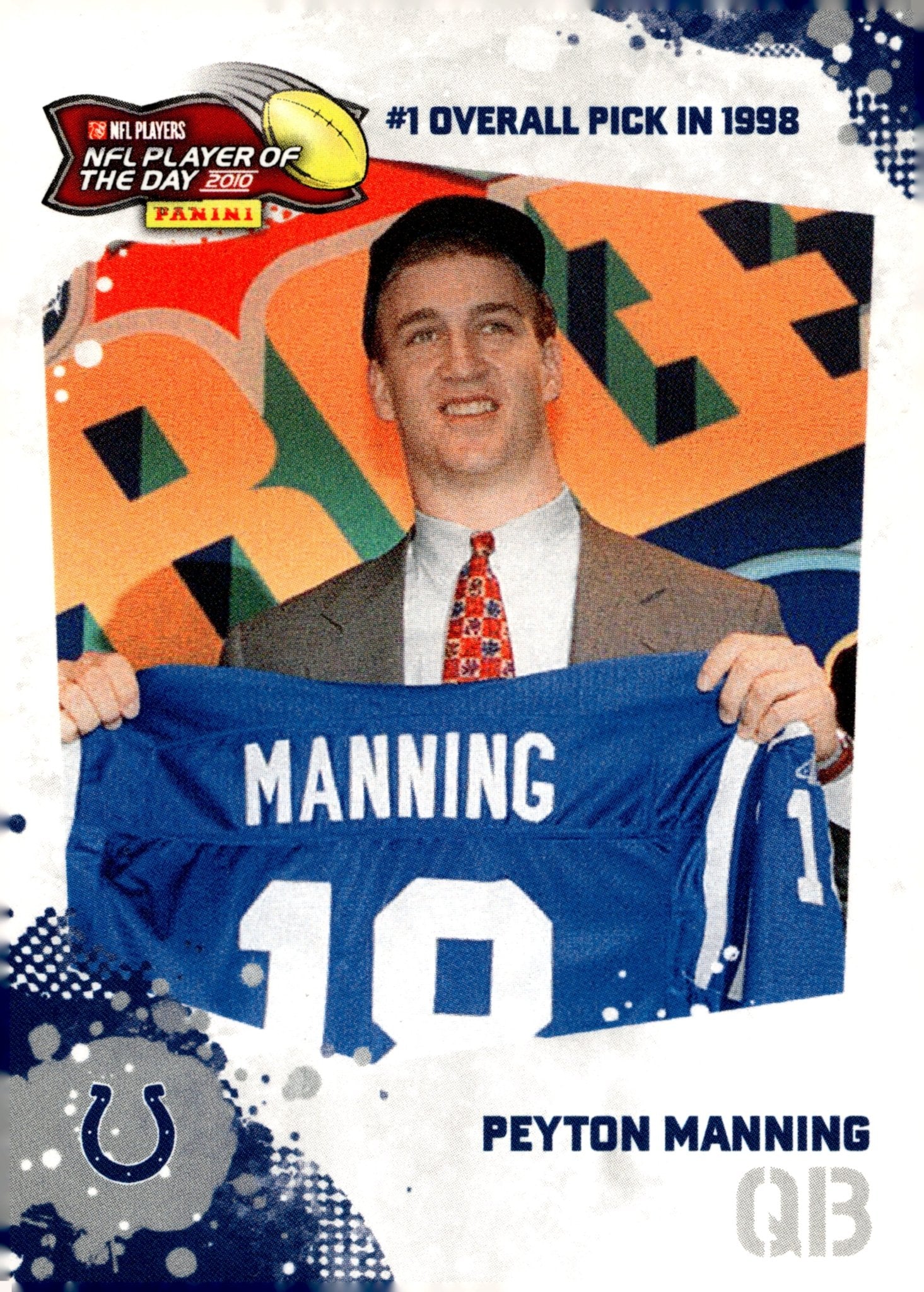 Peyton Manning 2010 Panini Player of the Day #POD - PM1 - Collector Store LLC