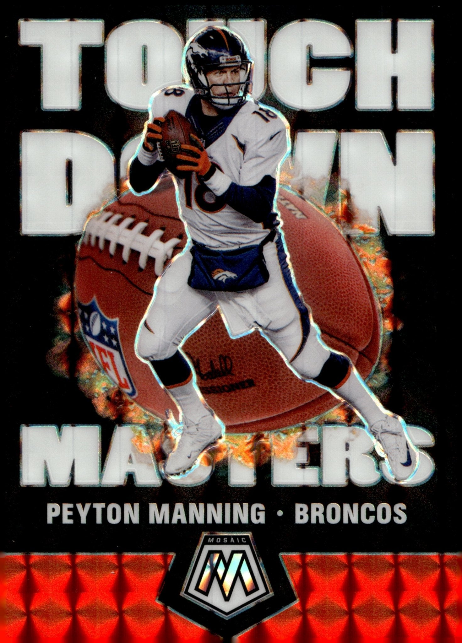 Peyton Manning 2020 Panini Mosaic Touch Down Masters Red Prizm #TM10 - Collector Store LLC