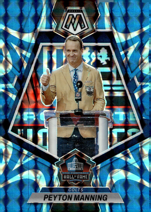 Peyton Manning 2023 Panini Mosaic Hall of Fame Sky Blue Prizm #274 #1 - Collector Store LLC