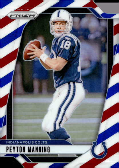 Peyton Manning 2024 Panini Prizm Red White & Blue Prizm #126 - Collector Store LLC