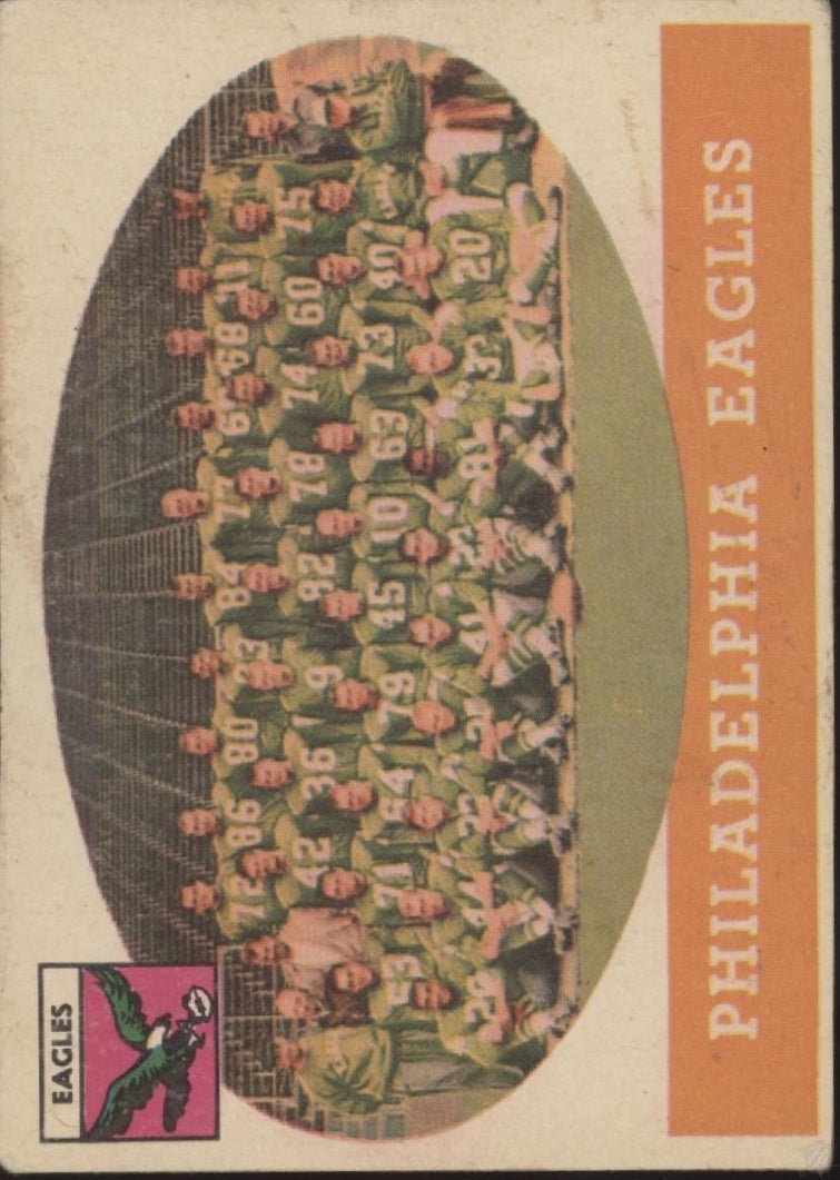 Philadelphia Eagles 1958 Topps Team Card #109 VG - EX - Collector Store LLC