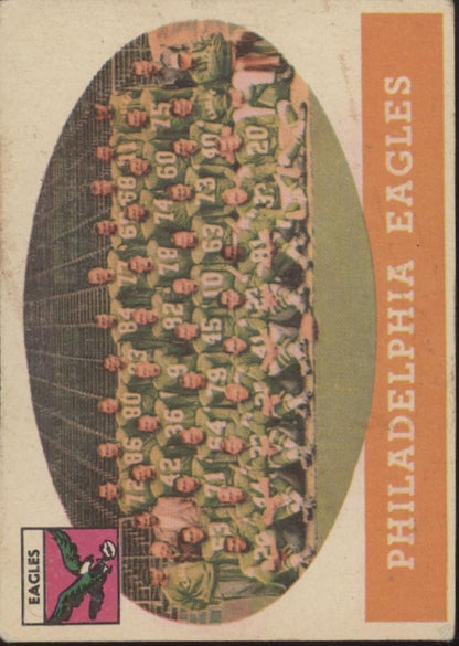 Philadelphia Eagles 1958 Topps Team Card #109 VG - EX - Collector Store LLC
