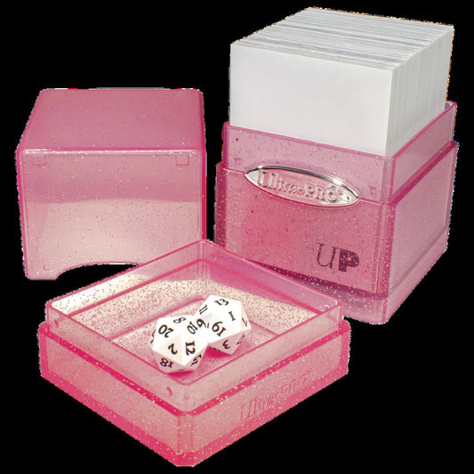Ultra Pro: Glitter Satin Tower Deck Box (Pink)