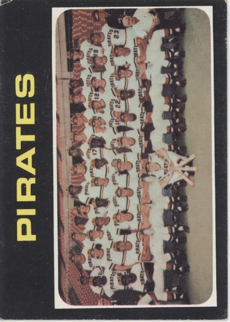 Pittsburgh Pirates 1971 Topps Team Card #603 VG - Collector Store LLC