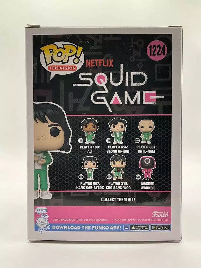 Player 067: Kang Sae - Byeok Funko Pop! Squid Game #1224 - Collector Store LLC