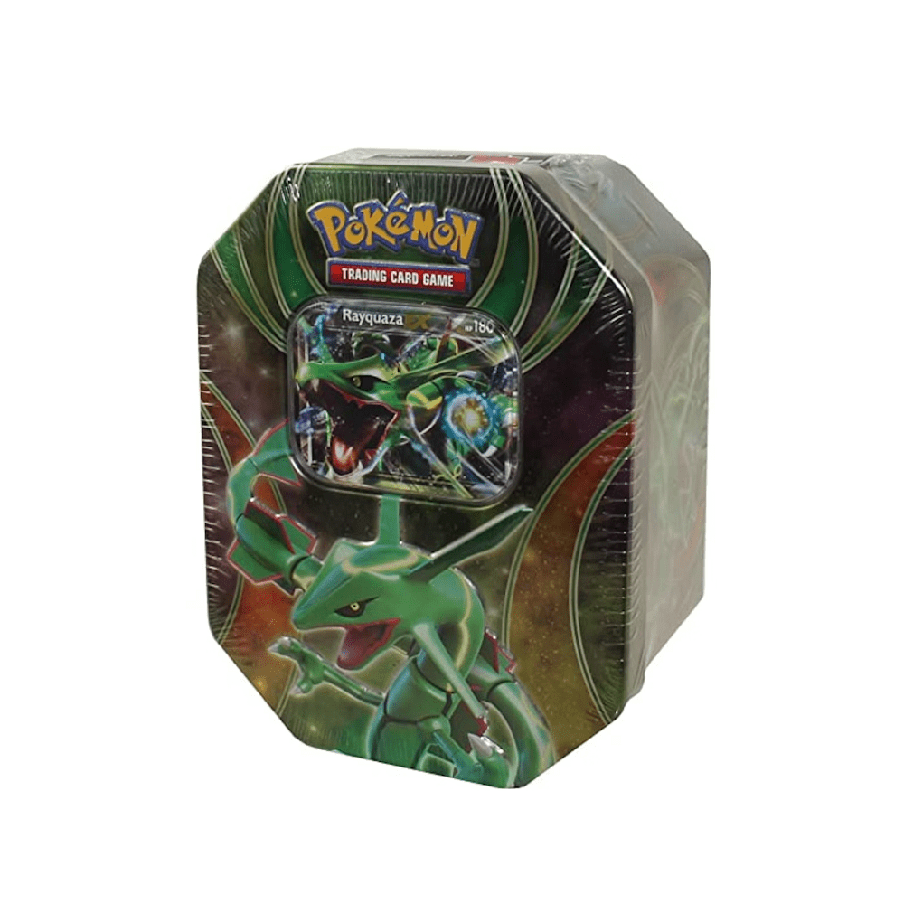 Pokemon: 2015 Powers Beyond Rayquaza EX Tin - Collector Store LLC