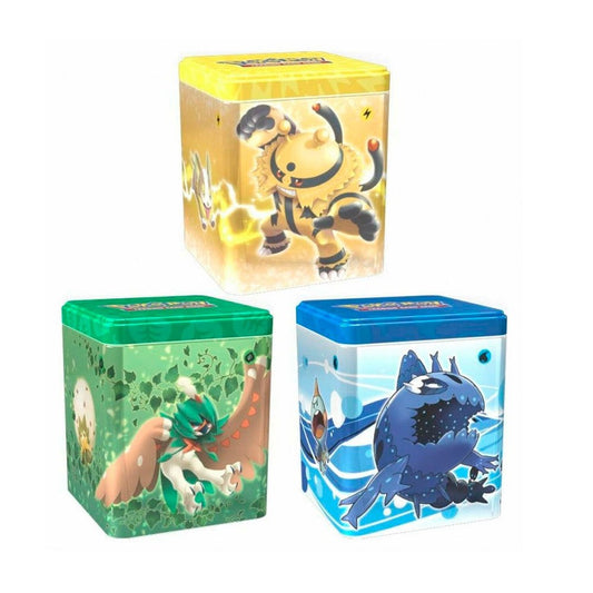 Pokemon: 2022 Grass, Water, Electric Stacking Tins (Random) - Collector Store LLC