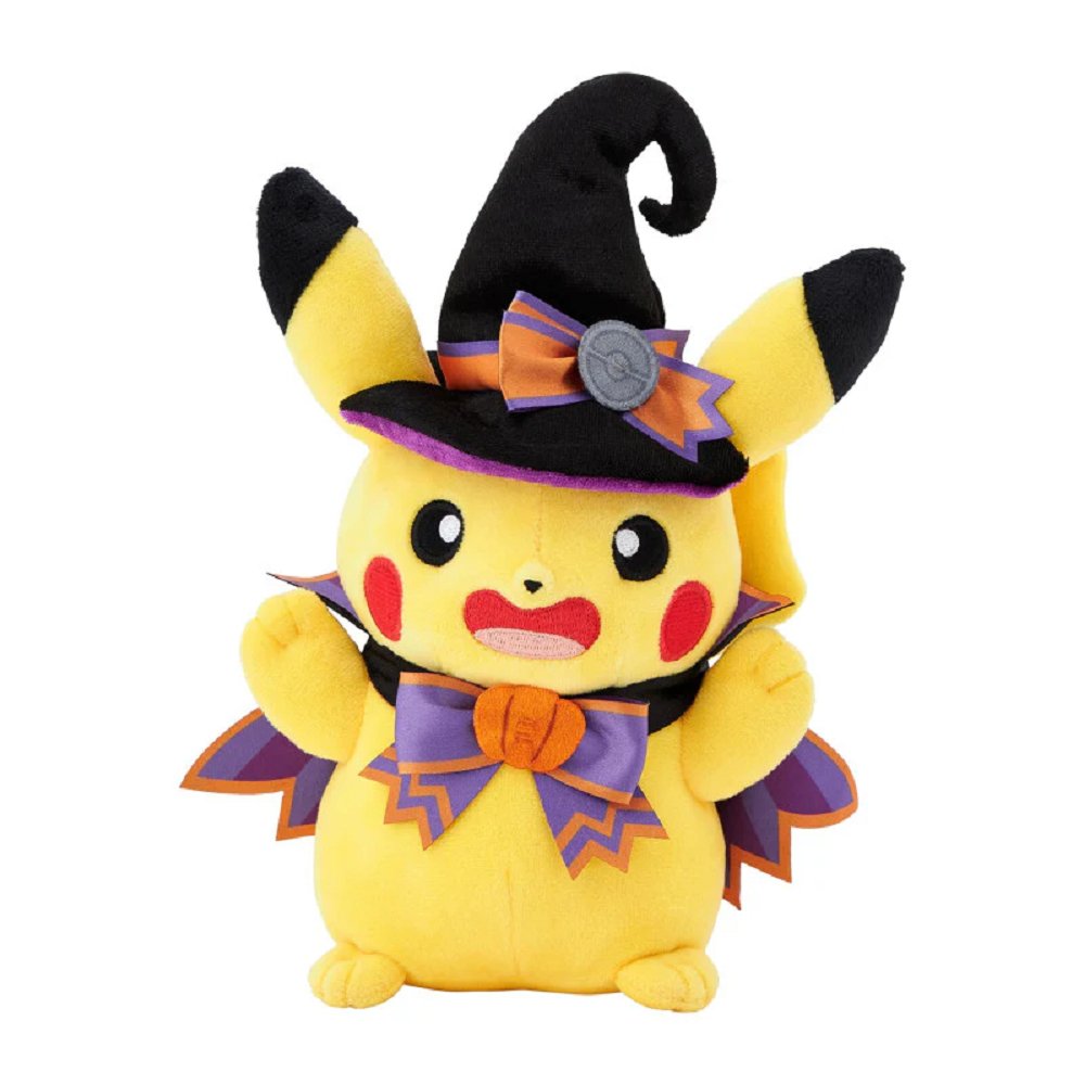 Pokemon: 2024 Halloween Trick or Treat Pikachu Plush (Japanese Pokemon Center Exclusive) - Collector Store LLC