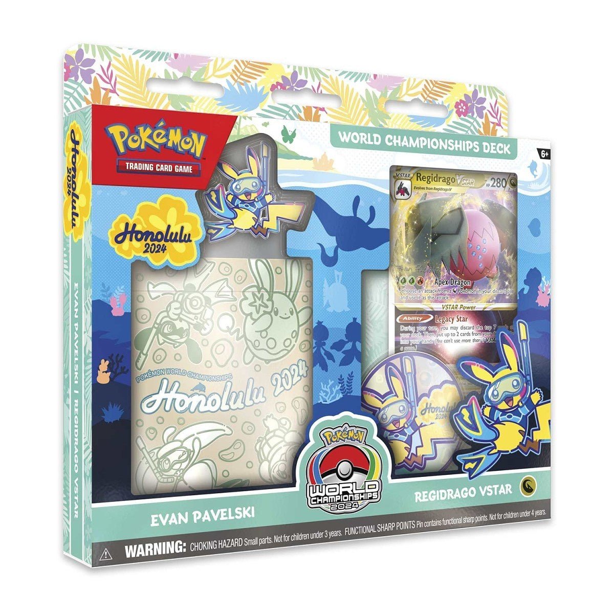Pokemon: 2024 Pokémon World Championships Deck (Evan Pavelski, Regidrago VSTAR) - Collector Store LLC