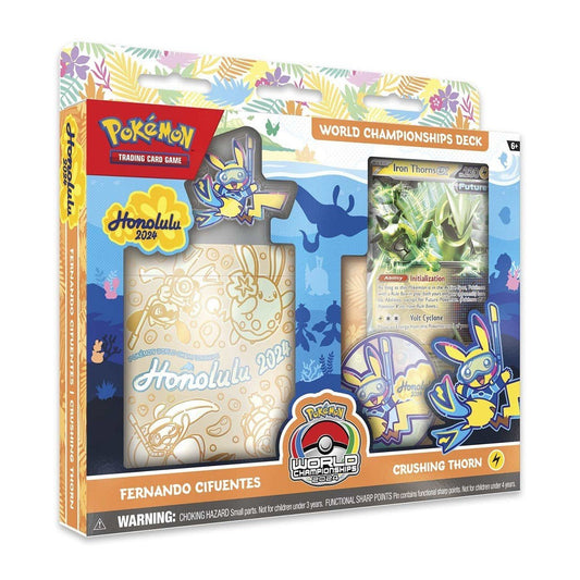 Pokemon: 2024 Pokémon World Championships Deck (Fernando Cifuentes, Crushing Thorn) - Collector Store LLC