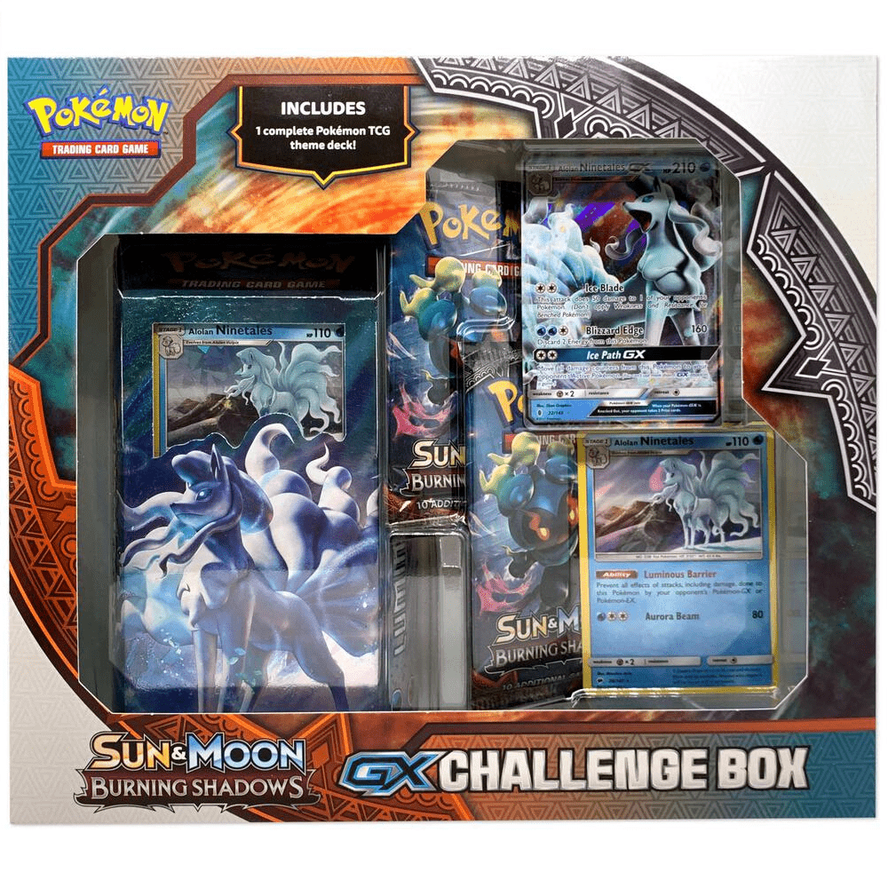 Pokemon: Burning Shadows GX Challange Box [Alolan Ninetales] - Collector Store LLC