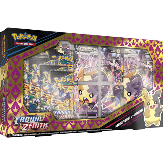 Pokemon: Crown Zenith Morpeko V - Union Premium Treasures Collection - Collector Store LLC