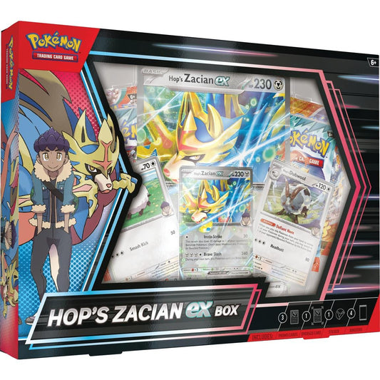 Pokemon: Hop's Zacian ex Box - Collector Store LLC